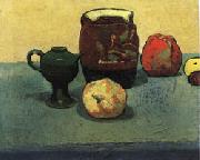 Emile Bernard Earthenware Pot and Apples oil painting artist